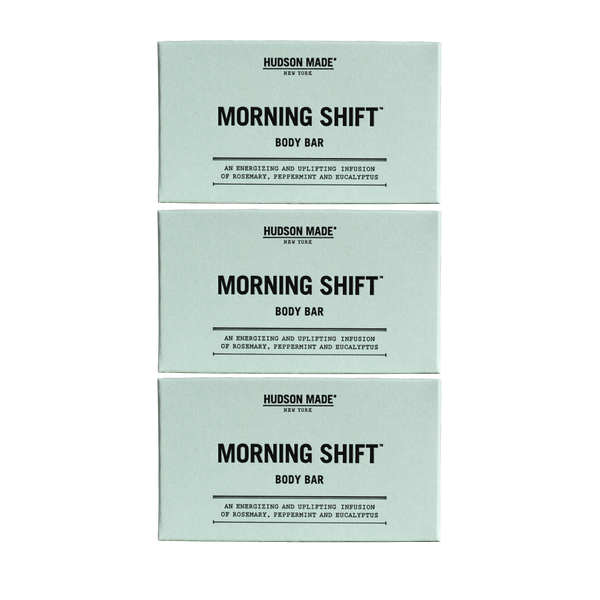 Hudson Made Morning Shift Trio with Rosemary, Peppermint, Eucalyptus