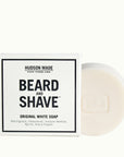 Hudson Made Juniper and Myrrh (Classic White) Beard and Shave Soap