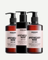 Hudson Made Apothecary Rose Hand Soap, Body Milk, Body Wash Trio