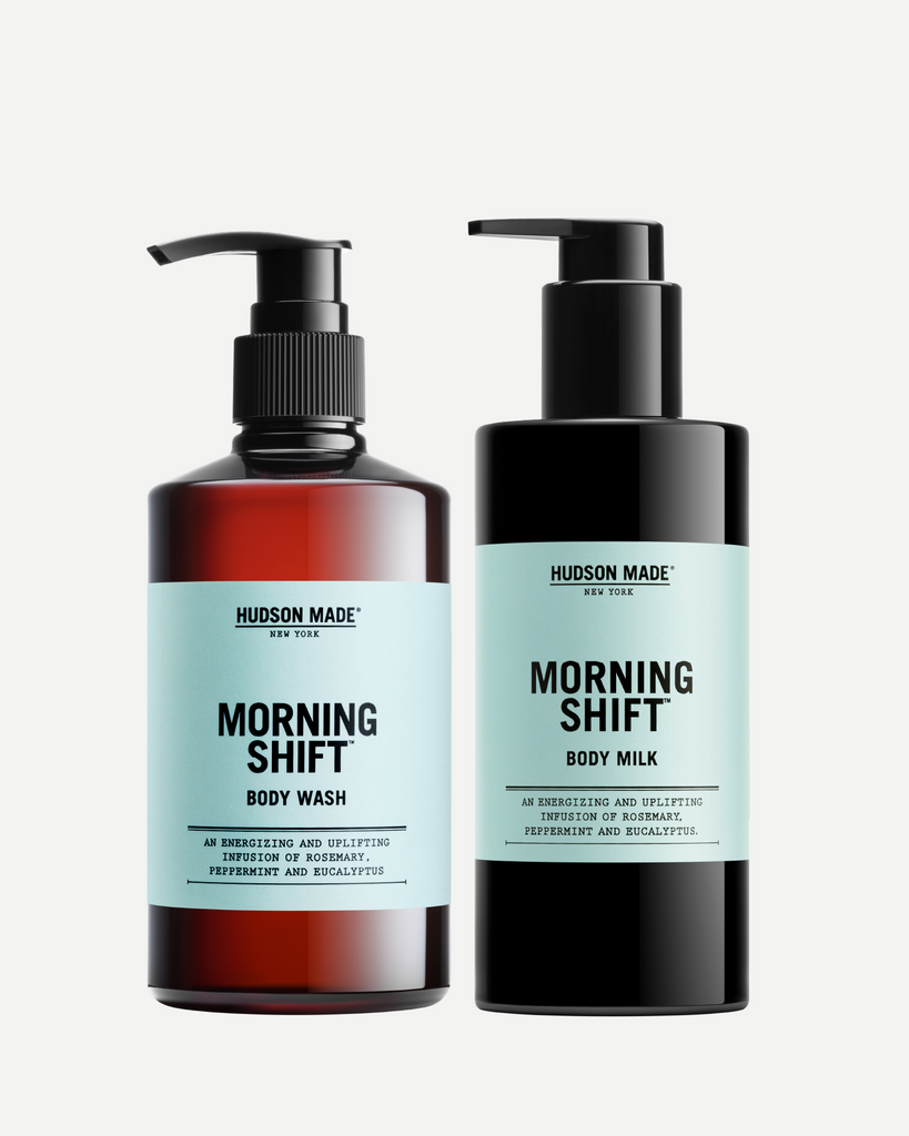 Morning Shift Body Wash & Body Milk Duo - Uplifting and