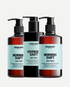 Hudson Made Morning Shift Hand Soap, Body Milk, Body Wash Trio