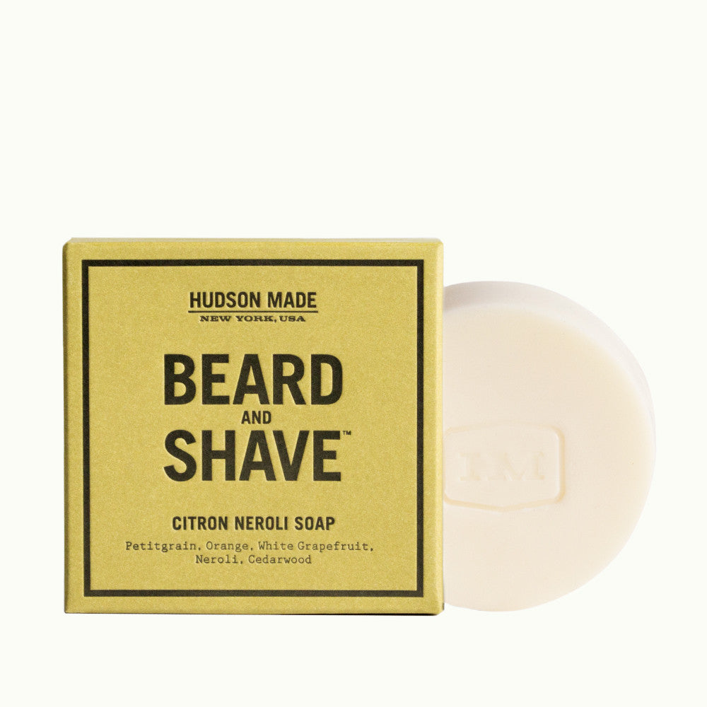 Hudson Made Citron Neroli Beard and Shave Soap