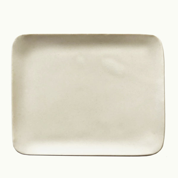 Hudson Made White Ceramic Soap Dish