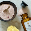 Apothecary Rose Bath Salts with Rose Otto And Rose Petals