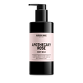 Hudson Made Apothecary Rose Body Milk with Rose, Patchouli, Geranium, and Cinnamon Leaf.