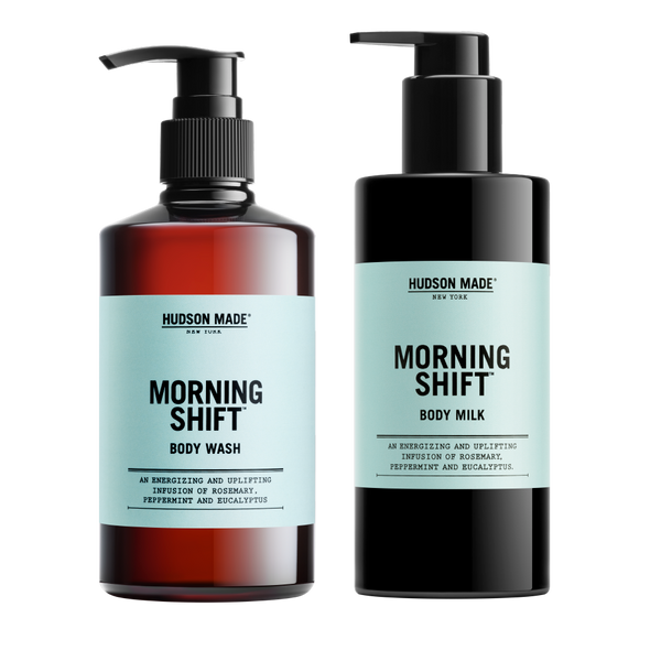 Hudson Made Morning Shift Duo with Rosemary, Peppermint, and Eucalyptus